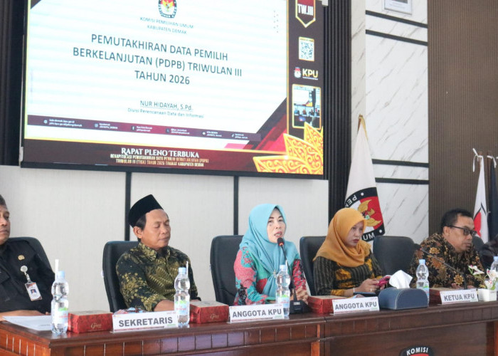 KPU Demak Catat 19.853 Masukan dalam Pemutakhiran Data Pemilih Triwulan III