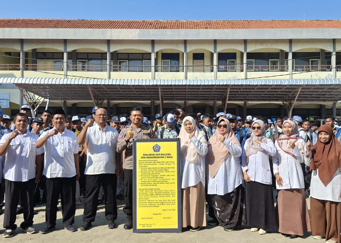 Deklarasi Stop Bullying di MPLS SMK Muhammadiyah 1 Tegal, Wujudkan Sekolah Ramah Anak