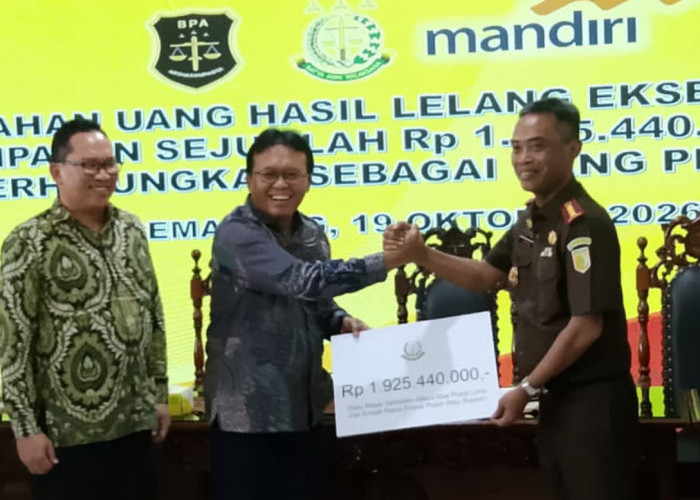 Kejari Semarang Setorkan Uang Pengganti Korupsi Rp1,92 Miliar dari Lelang Barang Rampasan