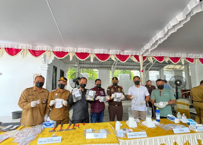 Kejari Grobogan Musnahkan Barbuk dari 53 Perkara Tindak Pidana Umum, Narkoba Paling Banyak