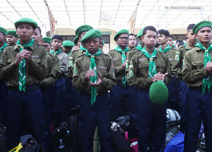 SMK Mutu Kota Tegal Berangkatkan 369 Siswa Ikuti Perkemahan Hizbul Wathan