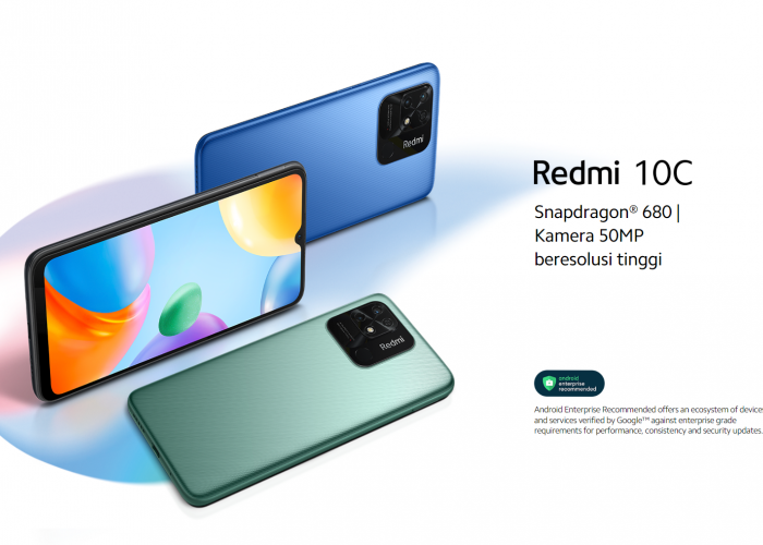 Spesifikasi Redmi 10C, Smartphone 1 Jutaan yang Dibekali Chipset Cepat Snapdragon 680 dan Dual Camera 50 MP