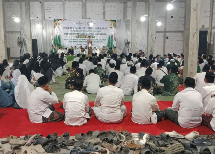 650 Warga NU Sayung Gelar Doa Bersama, Kenang Jihad Ulama dan Perjuangan Santri
