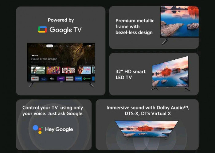 Xiaomi TV A32: Smart TV dengan Google TV dan DVB-T2 Hanya Rp 1.8 Jutaan
