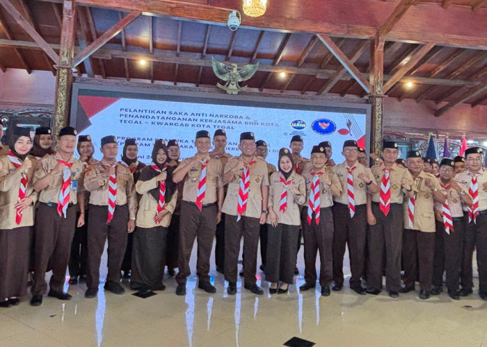 Resmi Dilantik, Saka Anti Narkoba Kota Tegal Siap Bentengi Remaja