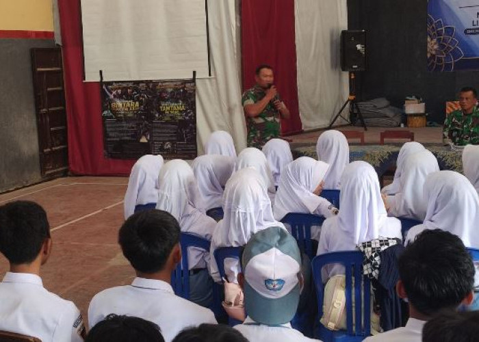 Koramil Watukumpul Gelar Sosialisasi Rekrutmen TNI AD di SMK Muhammadiyah Pemalang, Targetkan Generasi Muda