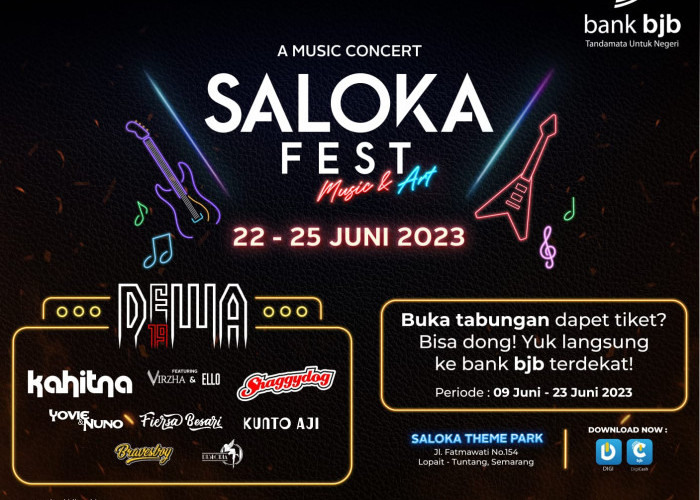 Nonton Konser Saloka Fest 2023 Dengan Cara Pintar Bersama bank bjb