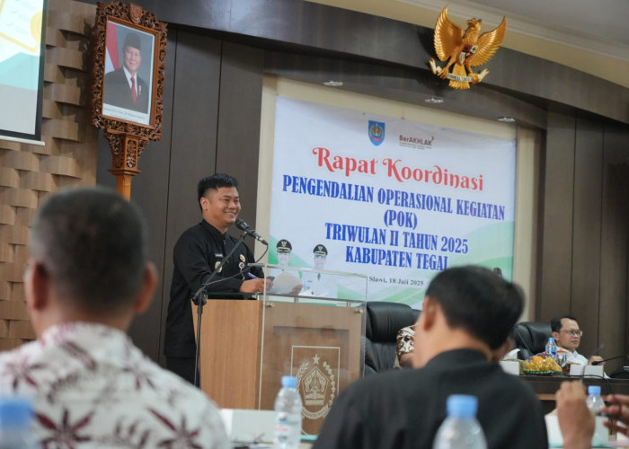 Bupati Tegal Soroti Serapan Anggaran dan Tekankan Kualitas Pembangunan Daerah ‎