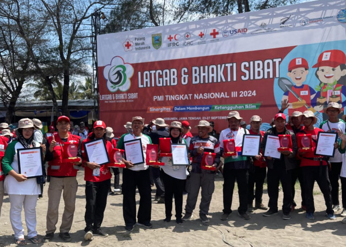 PMI Kabupaten Tegal Raih 8 Penghargaan di Ajang Sibat Tingkat Nasional