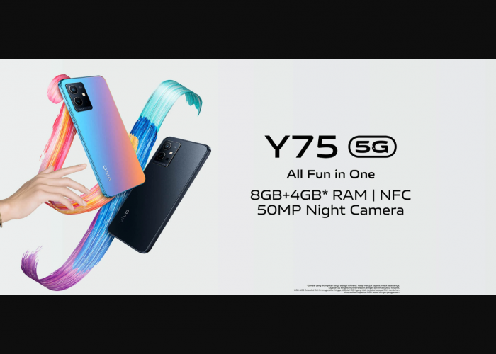 Vivo Y75 5G, Hp Murah Berkualitas yang Mengusung Chipset MediaTek Dimensity 700 dan 50 MP Triple Camera Kece