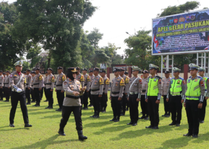 Polres Salatiga Kerahkan 60 Personil Dukung Operasi Zebra Candi 2024