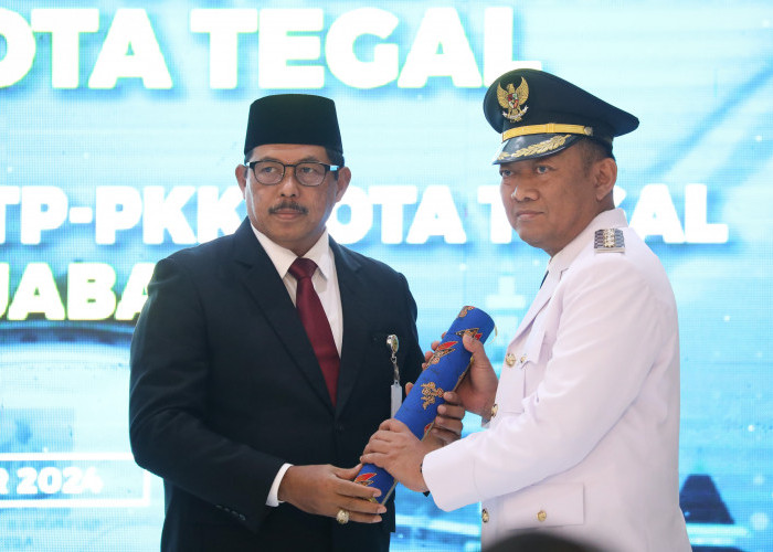 Pj Gubernur Jateng Lantik Sekda Kota Tegal Jadi Pj Wali Kota