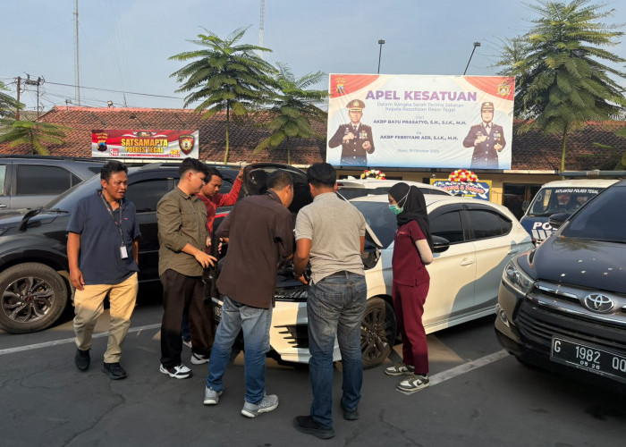 Polsek Slawi Tindaklanjuti Laporan 110 Dugaan Penarikan Paksa Kendaraan  