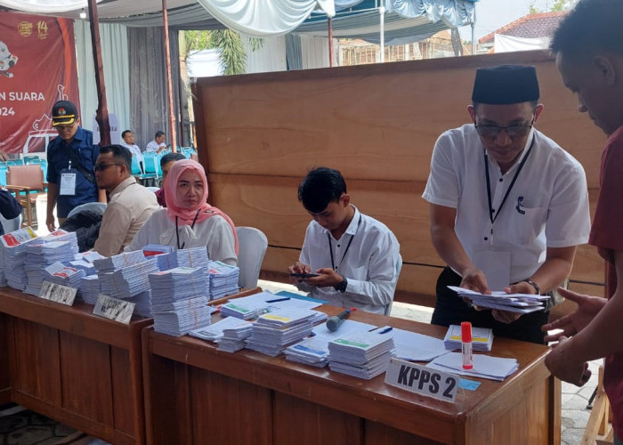 KPU Kabupaten Tegal Simulai Pencoblosan Pemilu