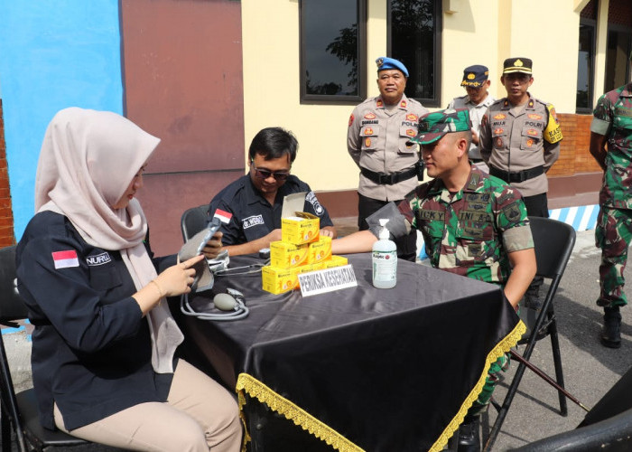 Waspadai Gangguan Jelang Nataru, Polres Sragen Pastikan Kondisi Fisik Petugas Prima