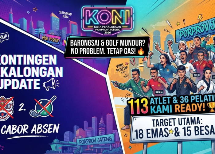 Barongsai-Golf Mundur, Target 18 Emas Pekalongan di Porprov Tetap Jalan