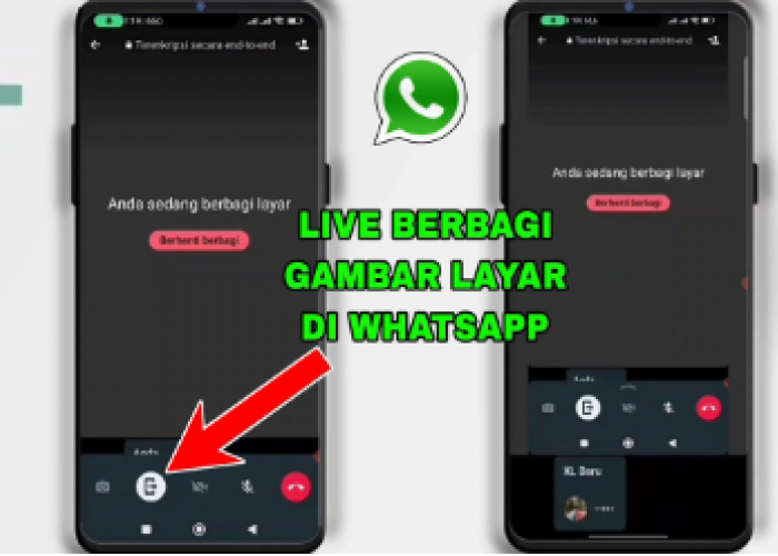 Cara Mudah Berbagi Layar WhatsApp Saat Video Call