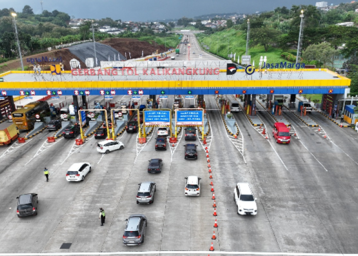 Pergerakan Kendaraan Meningkat 13,89%, JSB Intensifkan Pemantauan Lalu Lintas di GT Kalikangkung