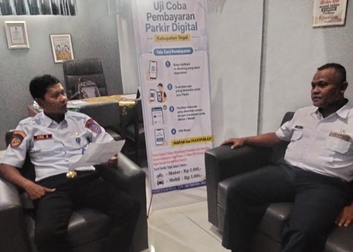 Pembayaran Parkir Digital di Kabupaten Tegal Mulai Diujicobakan 