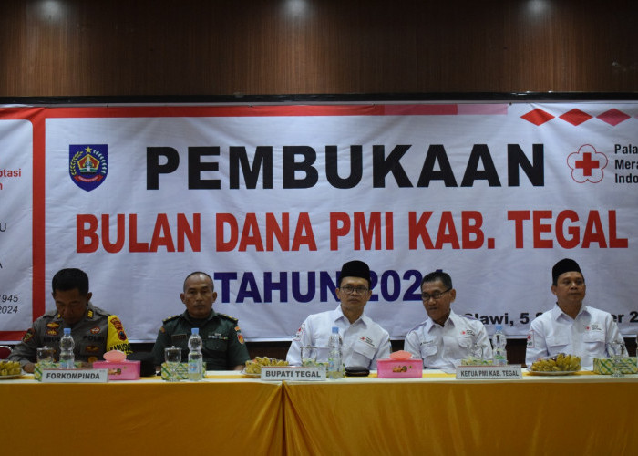 PMI Kabupaten Tegal Optimis Target Bulan Dana Tercapai