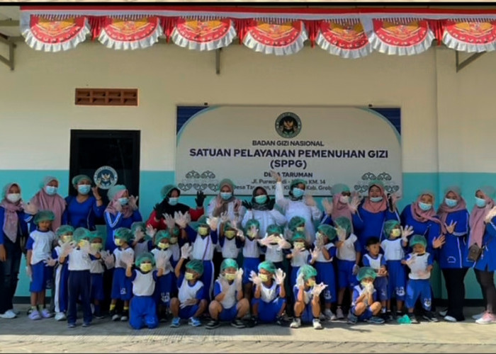 Edukasi Anak Usia Dini Gemar Konsumsi Sayur dan Buah, SPPG Taruman Terima Kunjungan Murid KB Friends
