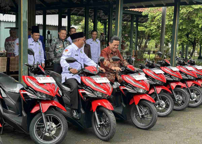 Pemkab Wonosobo Hibah Belasan Sepeda Motor, Upaya Tingkatkan Layanan KUA di Daerah Terpencil