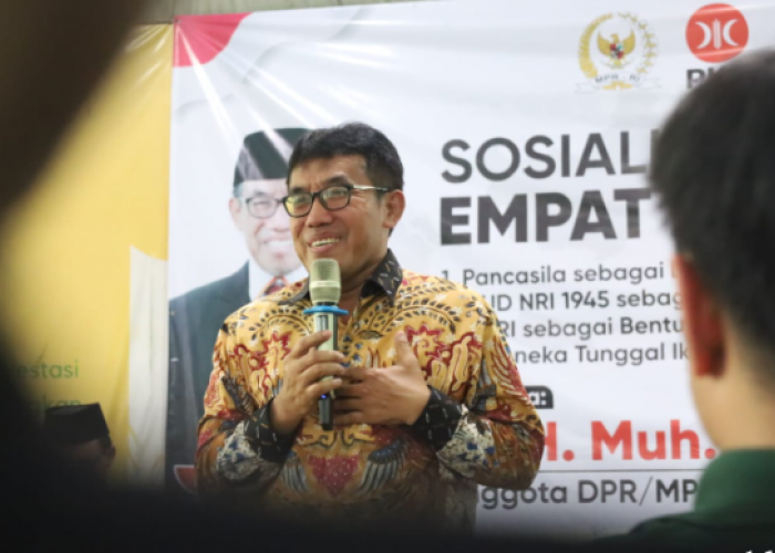 Muh Haris Tularkan Komitmen 4 Pilar MPR RI kepada Generasi Muda