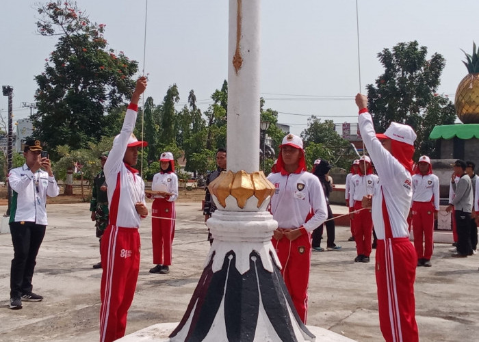Sambut HUT Ke-81 RI, 75 Anggota Paskibraka Pemalang Digembleng di Alun-Alun