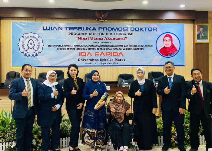 Ida Farida Dosen UHN Raih Doktor Ekonomi UNS, Teliti Peran Pengendalian Manajemen dan Inovasi Hijau