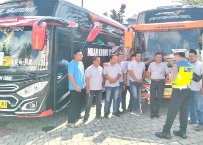Satlantas Polres Boyolali Imbau 11 PO Bus Koordinasi, Terkait Mobilisasi Massa ke Jakarta 