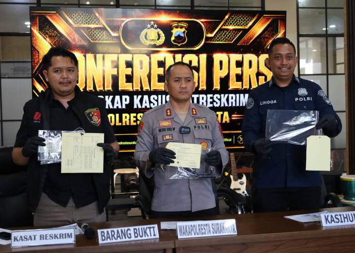 Polresta Solo Ungkap Kasus Pembobolan Toko Ban, Dua Terduga Dibekuk 