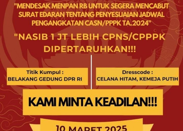 Penundaan Pengangkatan ASN 2024 Tuai Protes, CPNS dan CPPPK Rencanakan Aksi 