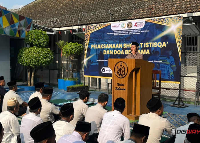 Kekeringan Melanda, Rutan Kebumen Gelar Salat Istisqa Bersama Warga Binaan