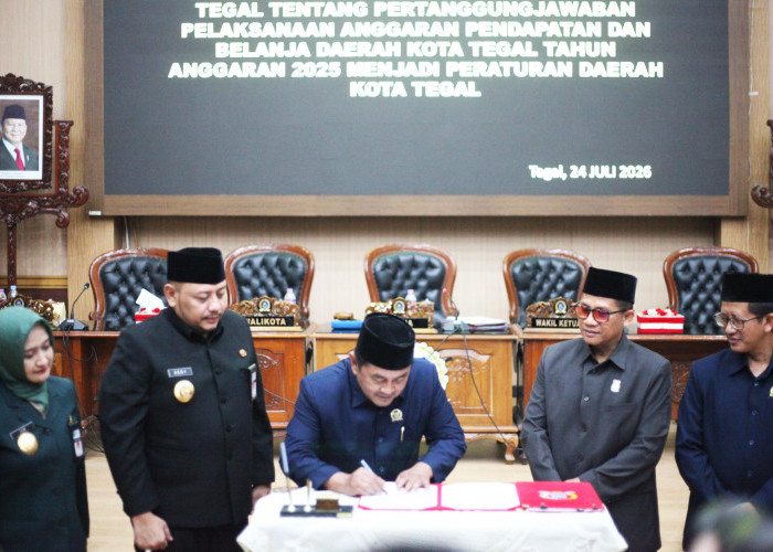 DPRD Kota Tegal Setujui Pertanggungjawaban APBD 2025