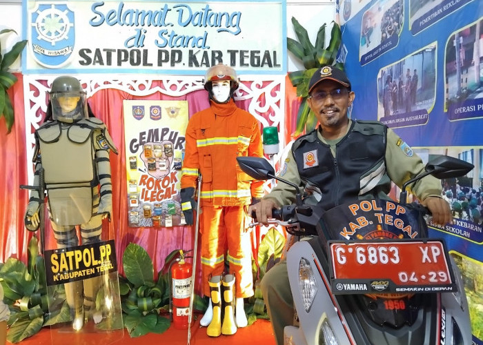 Slawi Ageng Expo, Satpol PP Kabupaten Tegal Layani Masyarakat 24 Jam