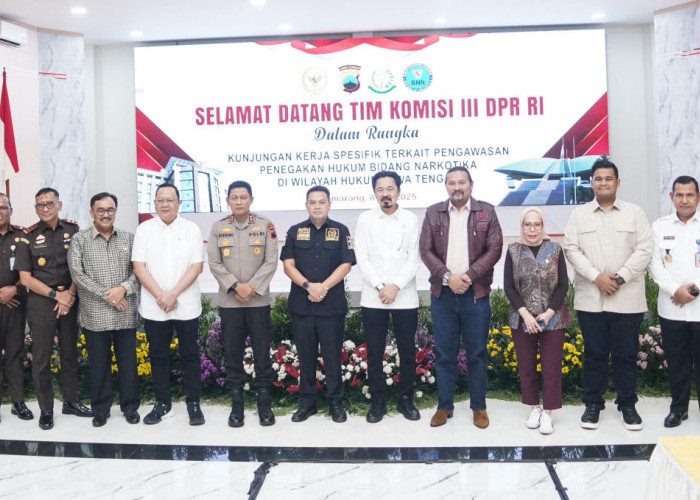 Kapolda Jateng Tegaskan Komitmen Berantas Narkoba saat Kunjungan Kerja Komisi III DPR RI