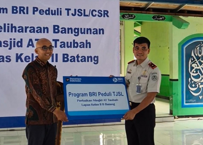 Saat BRI Batang Layani Warga Binaan Lapas Lewat Perbaikan Masjid At Taubah