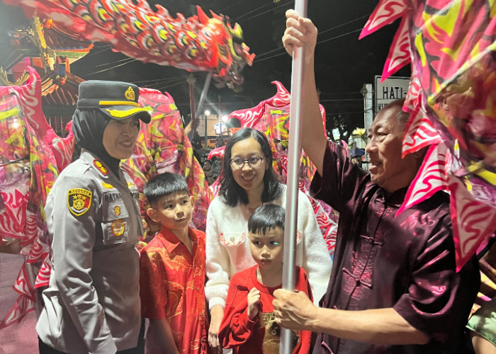 Terjunkan 60 Personil Pengamanan, Puncak Tahun Baru Imlek 2576 Kongzili Dikawal Sendiri Kapolres Semarang