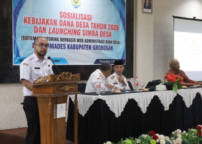 Perkuat Pengawasan Dana Desa, Pemkab Grobogan Luncurkan SIMBA DESA