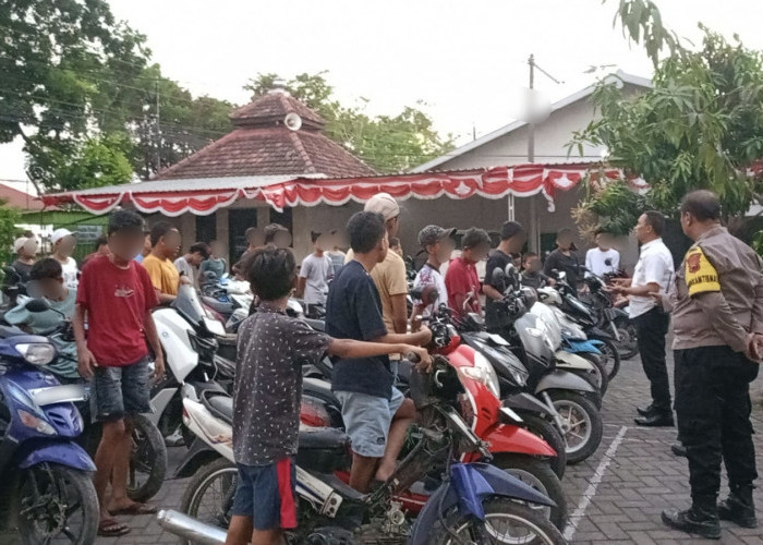 Digerebek Polisi, 30 Motor Balap Liar di Kudus Disita, Orang Tua Pelaku Dipanggil ke Polsek