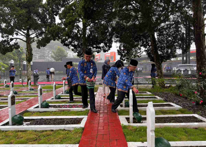 HUT Korpri ke-53, ASN Wonosobo Gelar Ziarah ke Taman Makam Pahlawan