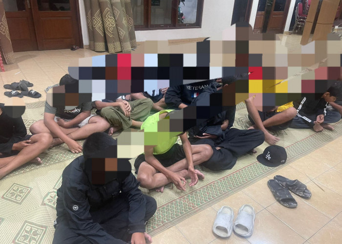 Polisi Amankan 17 Anak Usai Aksi Perang Sarung di Perbatasan Solo–Sukoharjo