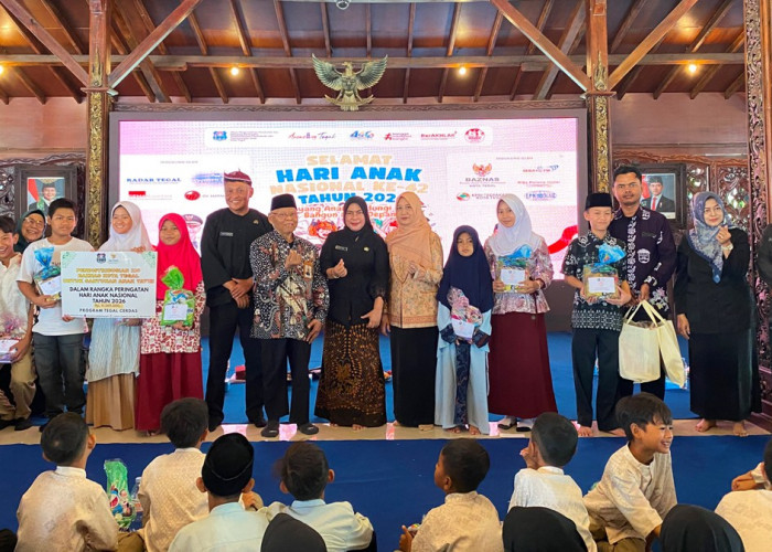 BAZNAS Kota Tegal Salurkan Santunan Anak Panti Asuhan di Hari Anak Nasional ke-42