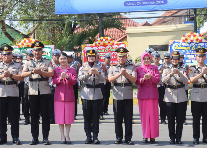 Kapolres Tegal Gelar Sertijab Enam Jabatan, Tekankan Profesionalisme