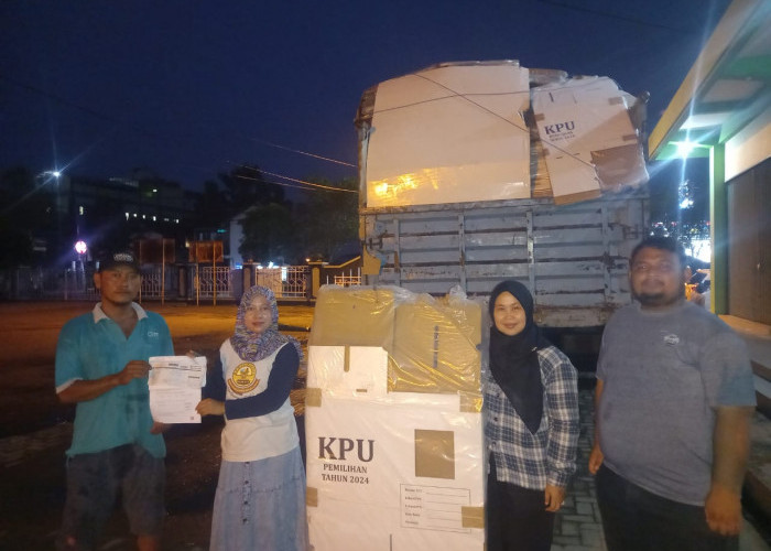 KPU Demak Terima Kiriman 3.265 Logistik  Kotak Suara