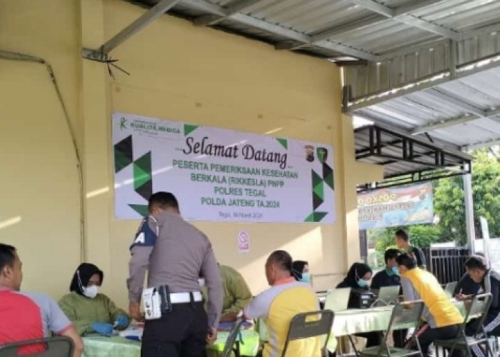 Dokkes Polda Jateng Sidak Kesehatan Personel Polres Tegal 