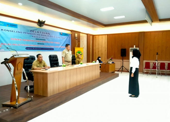 Dinkes Kabupaten Tegal Adakan Pelatihan Konseling PMBA