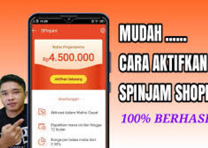 Cara Mudah Mengaktifkan Shopee Pinjam atau SPinjam