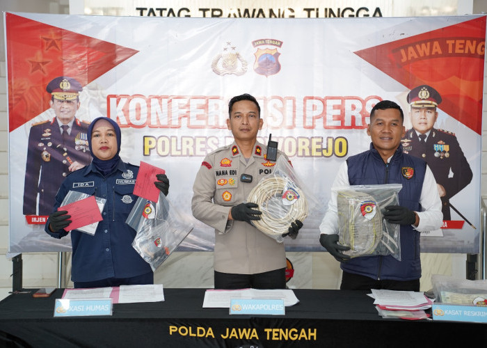 Polres Purworejo Tangkap Pelaku Pencurian Kabel Penerangan Jalan, Satu Buron