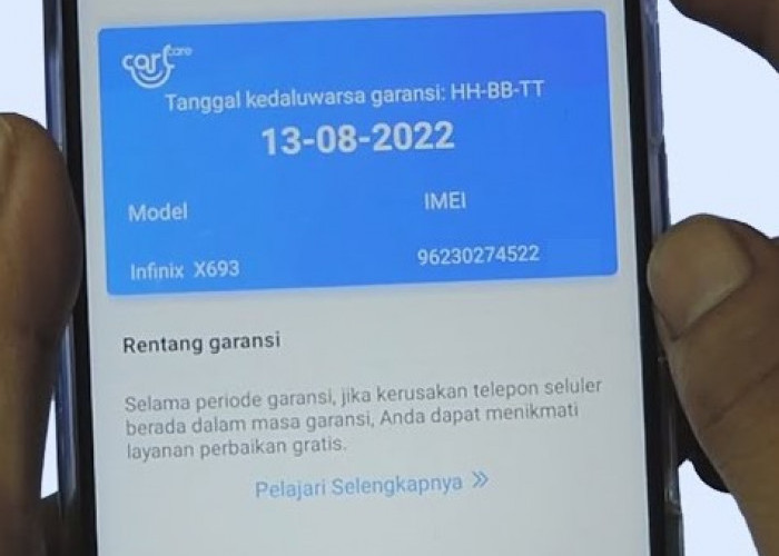 Cara Cek Garansi Infinix melalui Carlcare